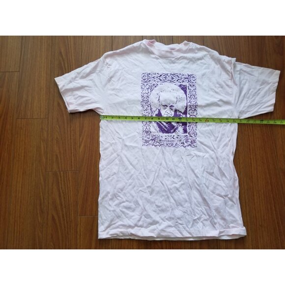 Vintage Beato Harry Hay Pink graphic Made In USA T-Shirt Large MINT C - Picture 8 of 12